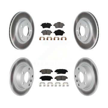 Front Rear Coat Brake Rotor Semi-Metallic Pad Kit For Mini Cooper Countryman Paceman Base KGS-102140