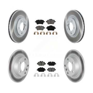 Front Rear Coat Disc Brake Rotor Semi-Metallic Pad Kit For Mini Cooper Countryman Paceman KGS-102141