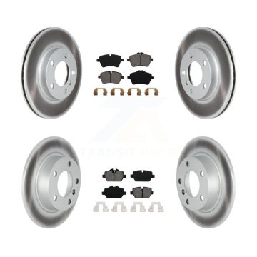 Front Rear Coat Disc Brake Rotor Semi-Metallic Pad Kit For Mini Cooper Countryman Paceman KGS-102142