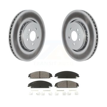 Front Coated Disc Brake Rotors And Semi-Metallic Pads Kit For Dodge Charger KGS-102247