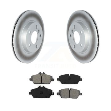 Front Coated Disc Brake Rotors And Semi-Metallic Pads Kit For BMW i3 i3s KGS-102255