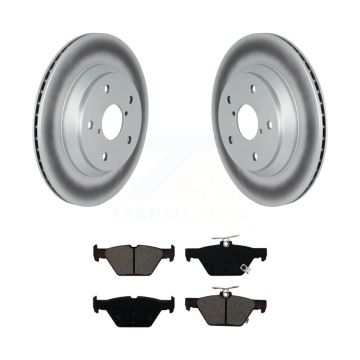 Rear Coated Disc Brake Rotors And Semi-Metallic Pads Kit For 2019-2024 Subaru Forester KGS-102302