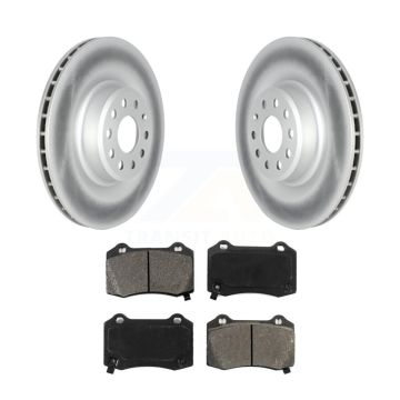 Rear Coated Disc Brake Rotors And Semi-Metallic Pads Kit For Tesla X S KGS-102309