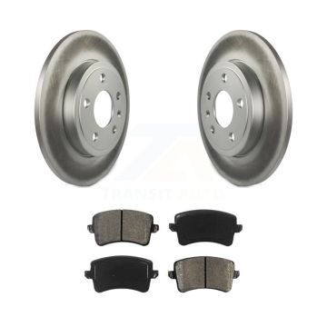 Rear Coated Disc Brake Rotor & Semi-Metallic Pad Kit For 2009 Audi A4 Quattro Sedan/Wagon KGS-102311