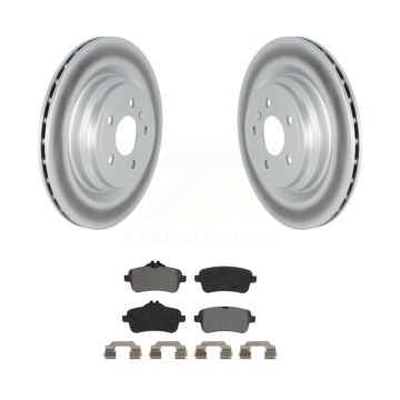 Rear Coat Disc Brake Rotor Semi-Metallic Pad Kit For Mercedes-Benz ML350 GLE350 GLE43 AMG KGS-102315