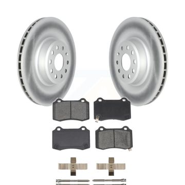 Rear Coated Disc Brake Rotors And Semi-Metallic Pads Kit For 2016 Tesla S From 04 16 KGS-102319