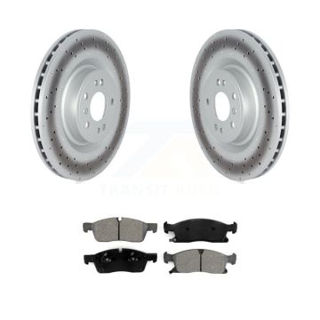 Front Coat Brake Rotors Semi-Metallic Pad Kit For Mercedes-Benz ML350 GLE400 GLE350 ML400 KGS-102336