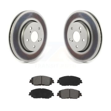 Front Coated Disc Brake Rotors And Semi-Metallic Pads Kit For Toyota C-HR KGS-102400