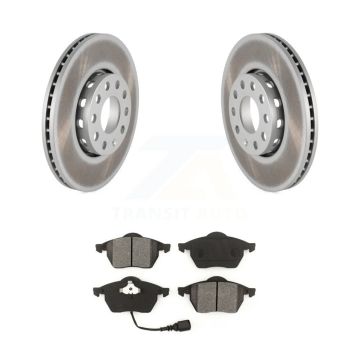 Front Coated Disc Brake Rotors And Semi-Metallic Pads Kit For Audi A6 Quattro 100 KGS-102404