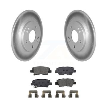 Rear Coat Brake Rotors Semi-Metallic Pad Kit For Hyundai Kona With Electric Parking KGS-102445