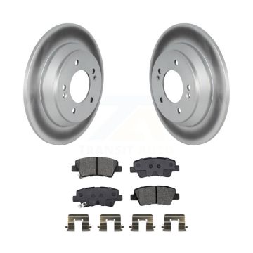 Rear Coat Brake Rotors Semi-Metallic Pad Kit For Hyundai Kona With Electric Parking KGS-102446