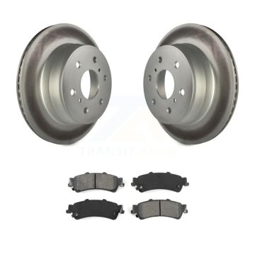 Rear Coated Disc Brake Rotors And Semi-Metallic Pads Kit For GMC Sierra 1500 Classic KGS-102447
