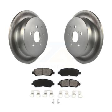 Rear Coated Disc Brake Rotors And Semi-Metallic Pads Kit For Toyota Highlander KGS-102475