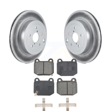 Rear Coated Disc Brake Rotors And Semi-Metallic Pads Kit For Subaru Impreza WRX STI KGS-102487