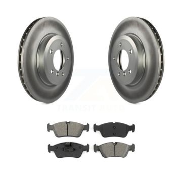 Front Coat Brake Rotor Semi-Metallic Pad Kit For BMW 320i With 325mm Diameter KGS-102492