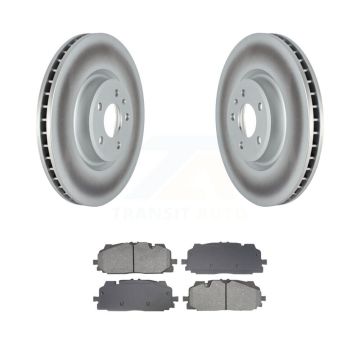 Front Coated Disc Brake Rotors And Semi-Metallic Pads Kit For Audi Q7 SQ5 S5 S4 Sportback KGS-102509