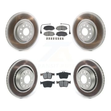 Front Rear Coated Disc Brake Rotor Semi-Metallic Pad Kit For Volkswagen Atlas Cross Sport KGS-102516