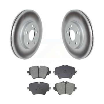 Front Coated Disc Brake Rotors & Semi-Metallic Pad Kit For Mini Cooper Countryman Clubman KGS-102624