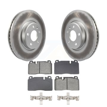 Front Coated Disc Brake Rotors And Semi-Metallic Pads Kit For Audi Q5 KGS-102626