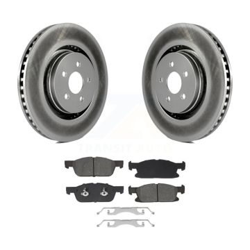 Front Coat Disc Brake Rotor Semi-Metallic Pad Kit For Ford Fusion Lincoln MKZ Continental KGS-102630