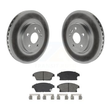 Front Coated Brake Rotors Semi-Metallic Pad Kit For 2013-2017 Chevrolet Trax Buick Encore KGS-102633