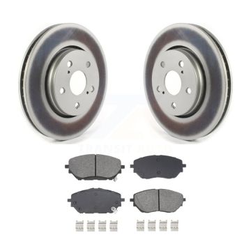 Front Coated Disc Brake Rotors And Semi-Metallic Pads Kit For Toyota C-HR KGS-102637