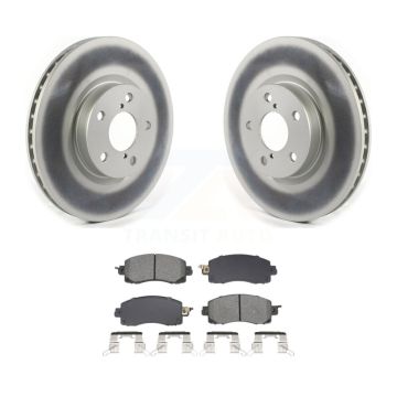Front Coated Disc Brake Rotors And Semi-Metallic Pads Kit For Subaru Impreza KGS-102652