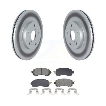Front Coated Disc Brake Rotors And Semi-Metallic Pads Kit For Subaru Forester KGS-102653