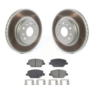 Front Coat Brake Rotor Semi-Metallic Pad Kit For Chevrolet Camaro Without Brembo Calipers KGS-102656
