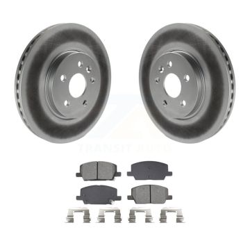Front Coated Disc Brake Rotors And Semi-Metallic Pads Kit For Buick Encore Chevrolet Trax KGS-102682