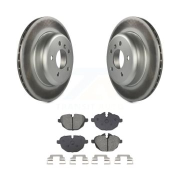 Rear Coat Brake Rotors Semi-Metallic Pad Kit For BMW 535i xDrive 528i 535d ActiveHybrid 5 KGS-102693