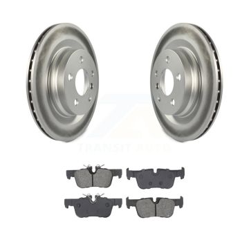 Rear Coat Brake Rotors Semi-Metallic Pad Kit For BMW X1 Mini X2 Cooper Countryman Clubman KGS-102695