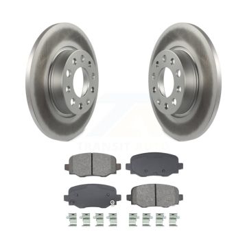 Rear Coated Disc Brake Rotors And Semi-Metallic Pads Kit For Jeep Renegade Fiat 500X KGS-102696