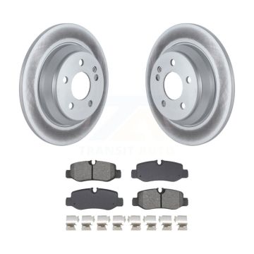 Rear Coated Disc Brake Rotors And Semi-Metallic Pads Kit For Mercedes-Benz Metris KGS-102697
