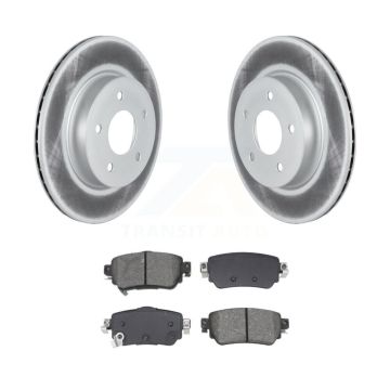 Rear Coated Disc Brake Rotors & Semi-Metallic Pad Kit For Nissan Rogue Sport Qashqai LEAF KGS-102700