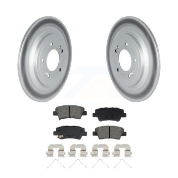 Rear Coated Disc Brake Rotor & Semi-Metallic Pad Kit For Kia Sportage Hyundai Tucson Nexo KGS-102703