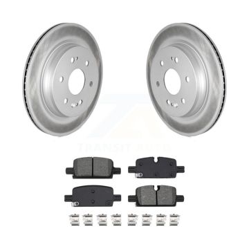 Rear Coat Brake Rotor Semi-Metallic Pad Kit For GMC Chevrolet Silverado 1500 Sierra Yukon KGS-102708