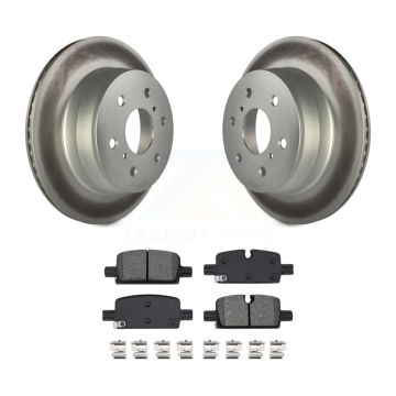 Rear Coat Brake Rotor Semi-Metallic Pad Kit For GMC Sierra 1500 With Manual Parking KGS-102709