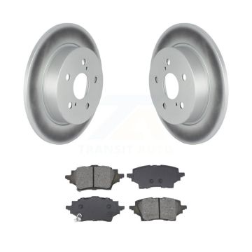 Rear Coated Disc Brake Rotors And Semi-Metallic Pads Kit For Toyota C-HR KGS-102715