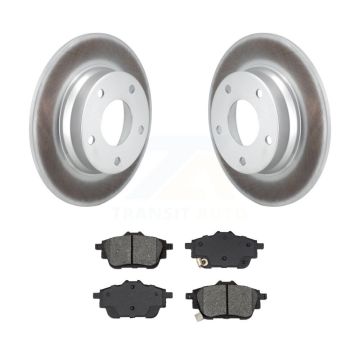 Rear Coat Brake Rotors Semi-Metallic Pad Kit For 2020-2023 Nissan Sentra Disc rear brakes KGS-102720