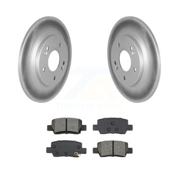 Rear Coated Brake Rotors Semi-Metallic Pad Kit For Kia Seltos With Electric Parking KGS-102722
