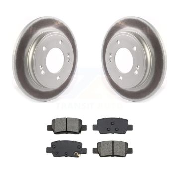 Rear Coated Disc Brake Rotors And Semi-Metallic Pads Kit For Hyundai Elantra KGS-102723