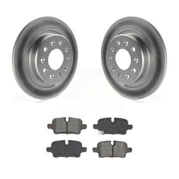 Rear Coat Disc Brake Rotor Semi-Metallic Pad Kit For Chevrolet Equinox GMC Terrain Malibu KGS-102725