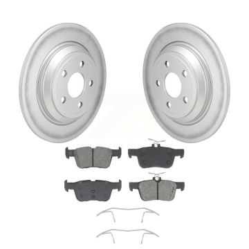 Rear Coat Brake Rotors Semi-Metallic Pad Kit For Ford Escape Bronco Sport Lincoln Corsair KGS-102728