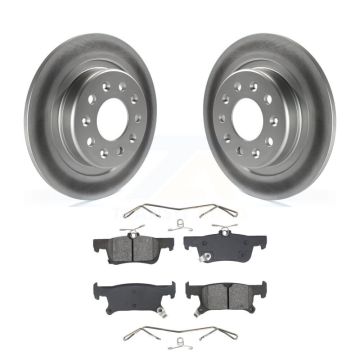 Rear Coated Disc Brake Rotors And Semi-Metallic Pads Kit For Buick Envision KGS-102735