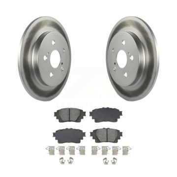 Rear Coated Disc Brake Rotors And Semi-Metallic Pads Kit For 2019 Toyota Corolla 1.8L KGS-102737