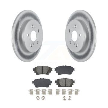 Rear Coated Disc Brake Rotors And Semi-Metallic Pads Kit For Toyota Corolla KGS-102738