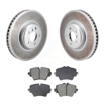 Front Coat Brake Rotor Semi-Metallic Pad Kit For 21 Toyota GR Supra With 4 Piston Caliper KGS-102750