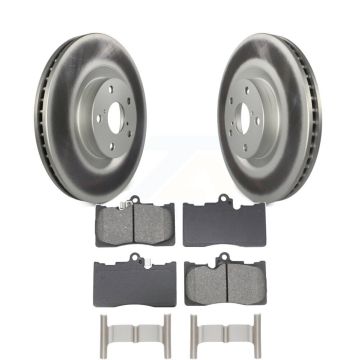 Front Coat Disc Brake Rotor Semi-Metallic Pad Kit For Lexus IS300 IS350 GS350 RC350 RC300 KGS-102754