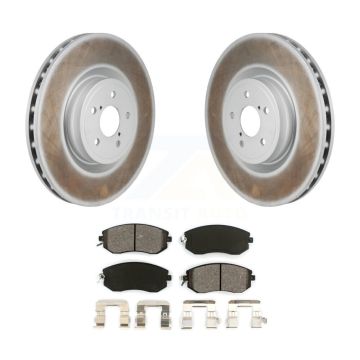 Front Coated Brake Rotor Semi-Metallic Pad Kit For 2019-2020 Toyota 86 With Brembo Brakes KGS-102817